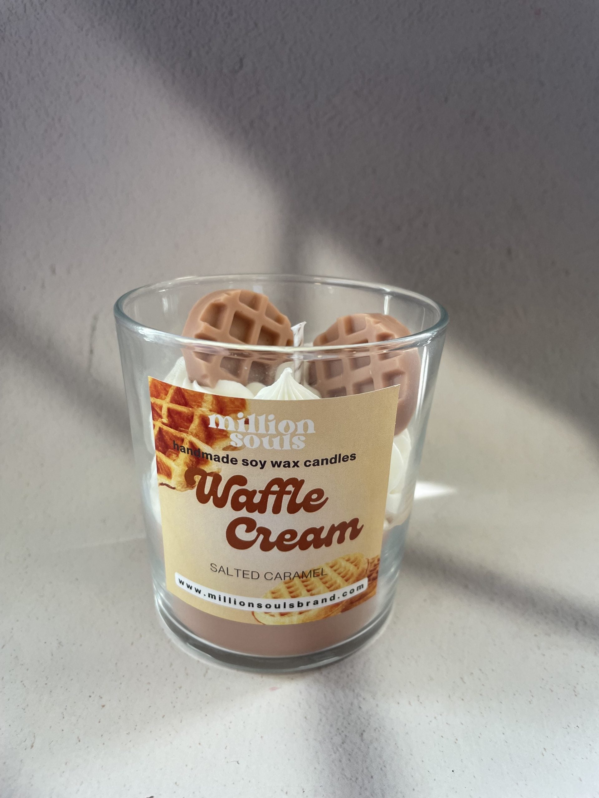 VELA POSTRE WAFFLE