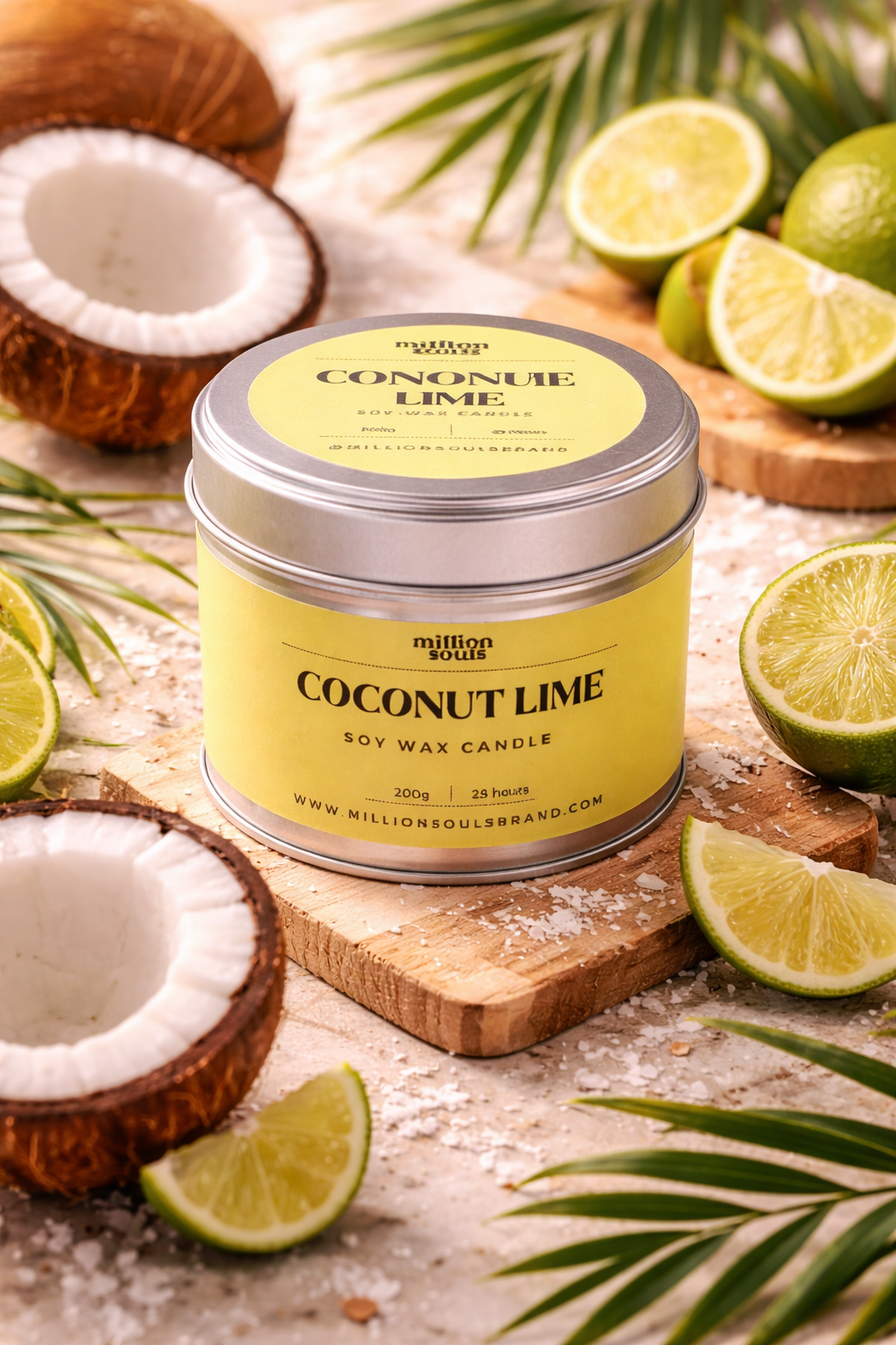 VELA AROMÁTICA LATA COCONUT LIME