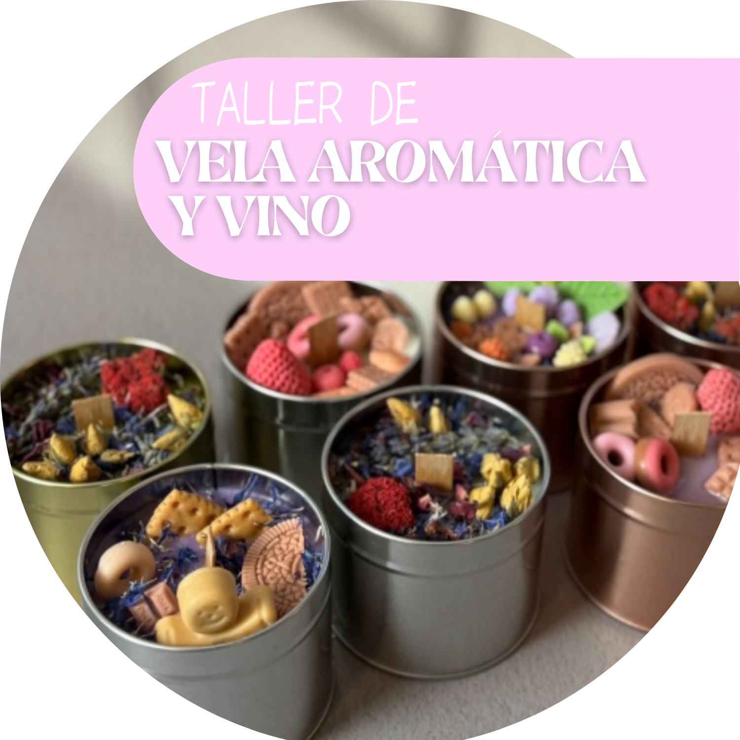 Taller Velas aromáticas