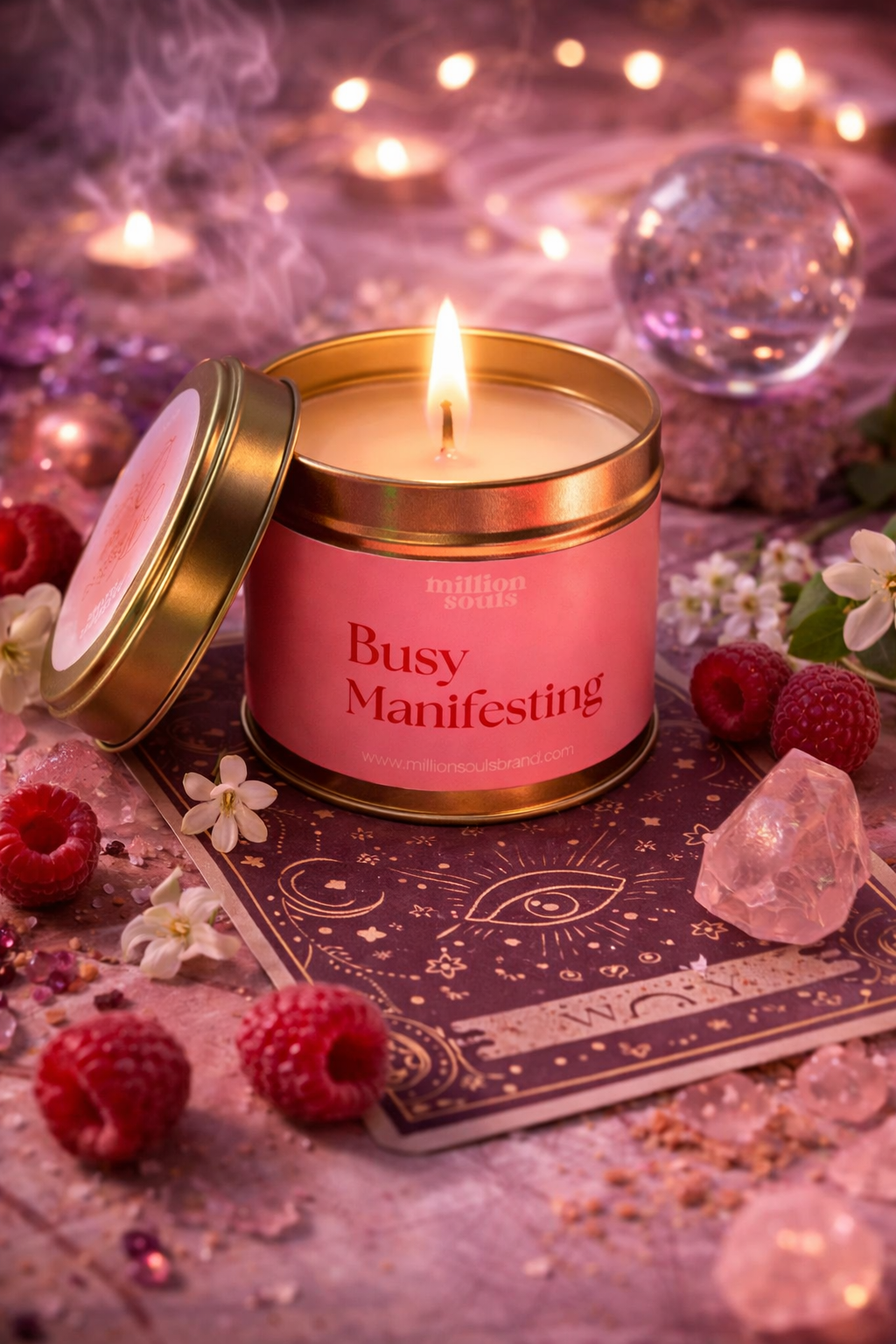 VELA AROMÁTICA LATA BUSY MANIFESTING