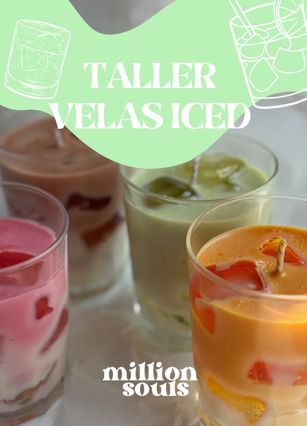 TALLER ICED LATTE CANDLES
