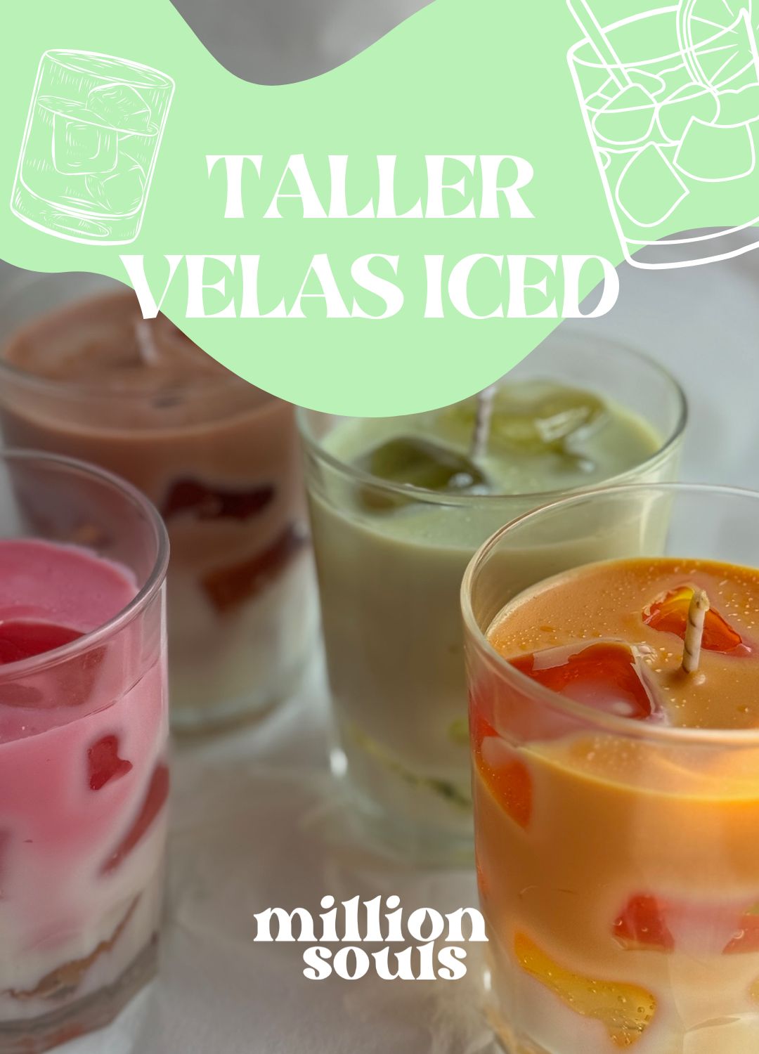TALLER ICED LATTE CANDLES