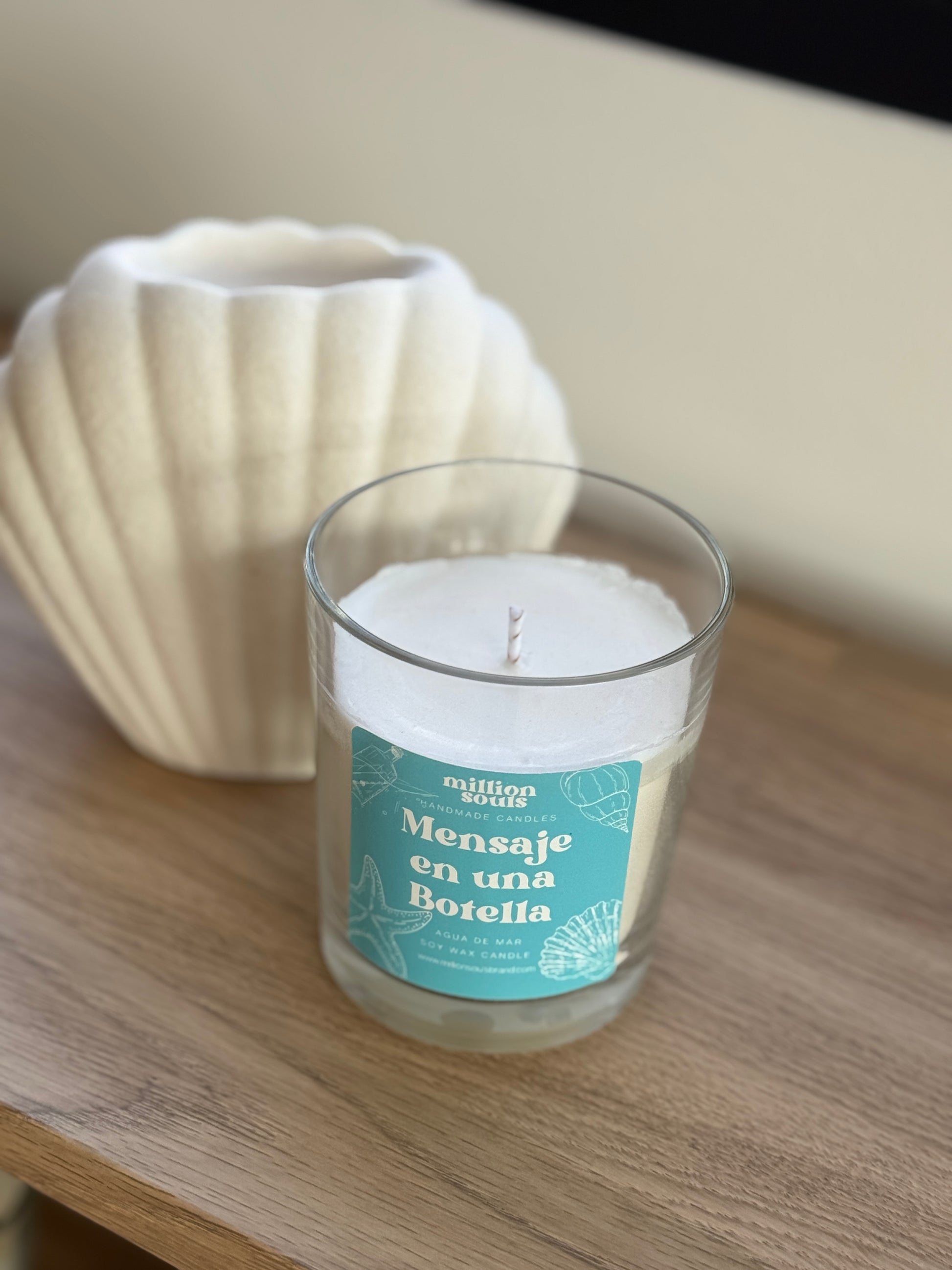 VELA AROMÁTICA MENSAJE EN UNA BOTELLA