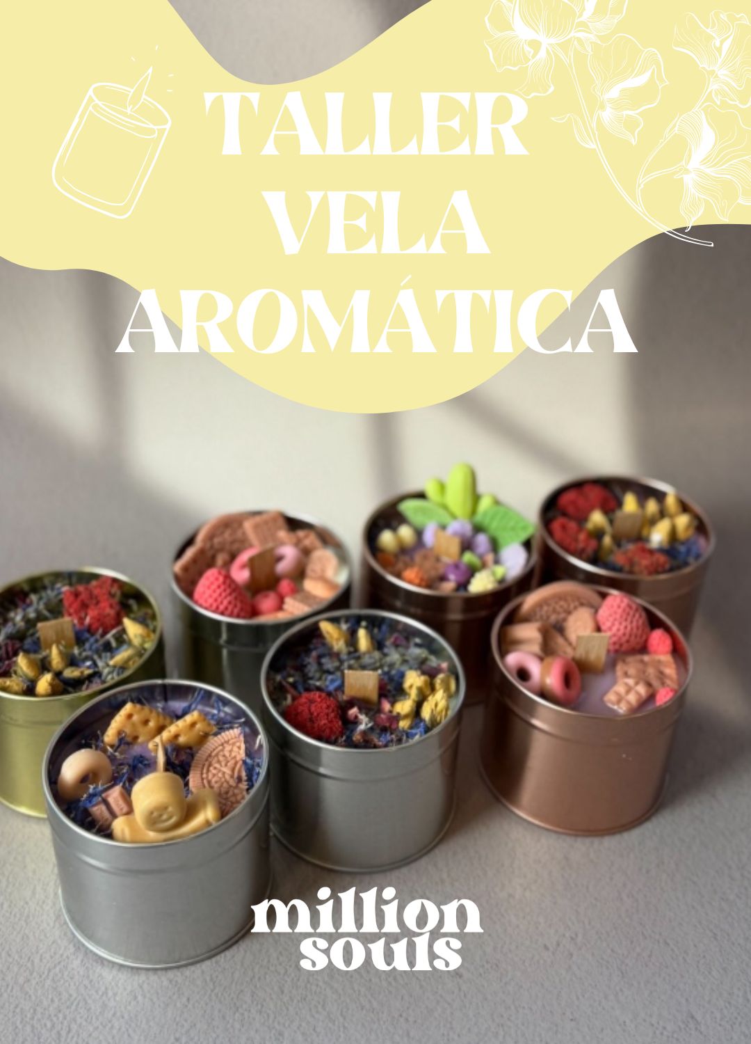 Taller Vela aromática y Vinos