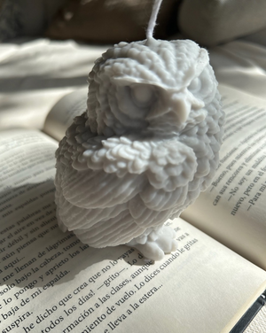 White Owl Candle