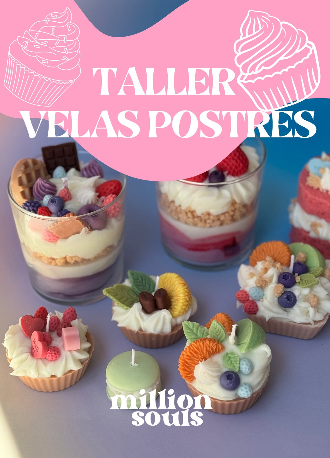 Taller Presencial de Velas de Postre en Vaso